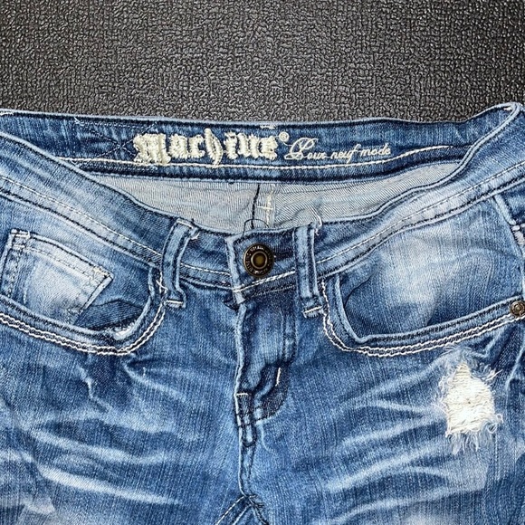 Machine Jeans Low-Rise Classic Distressed Jeans - Picture 8 of 11